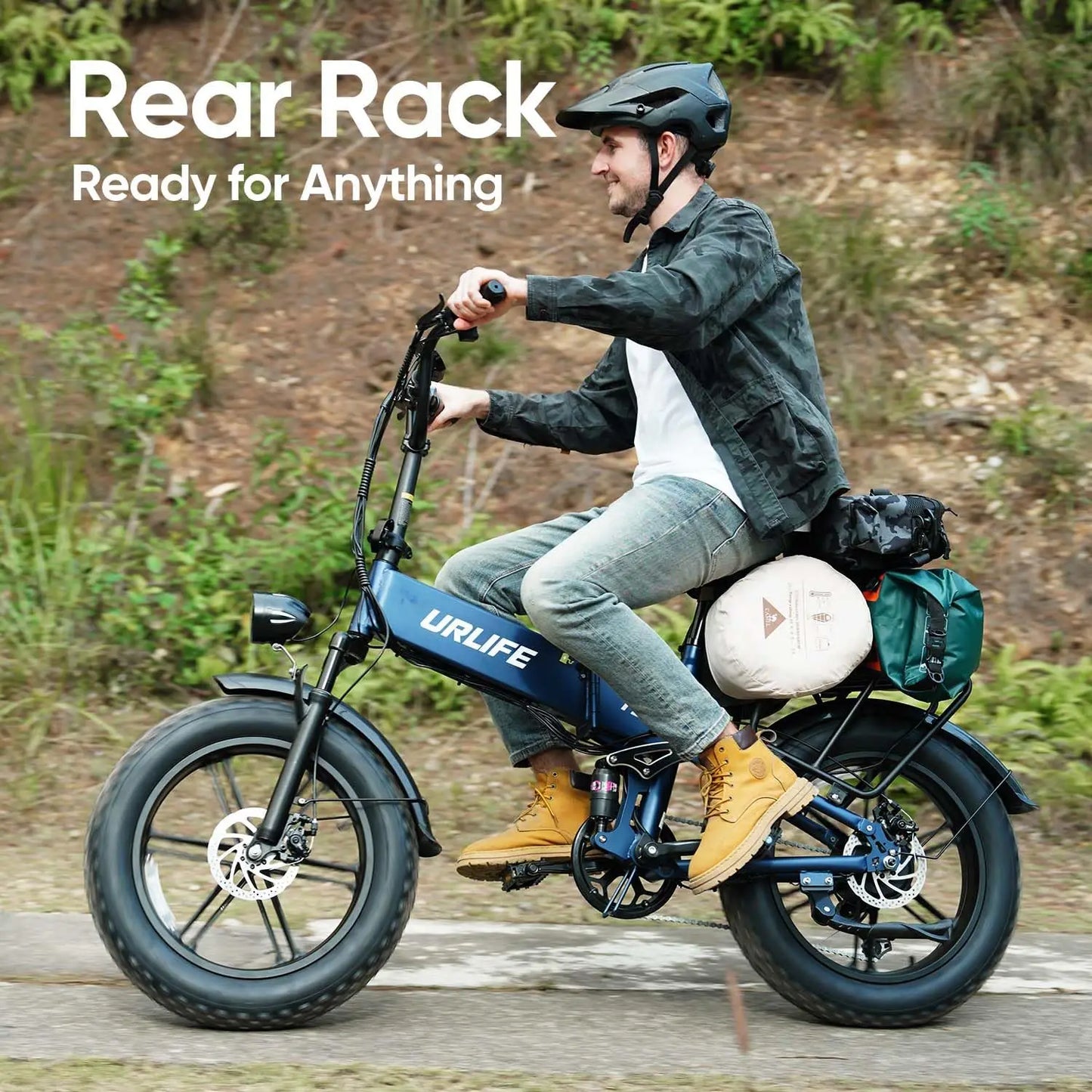 Folding Electric Bike For Adults With 48V Motor And Fat Tires 60 To 80 Miles
