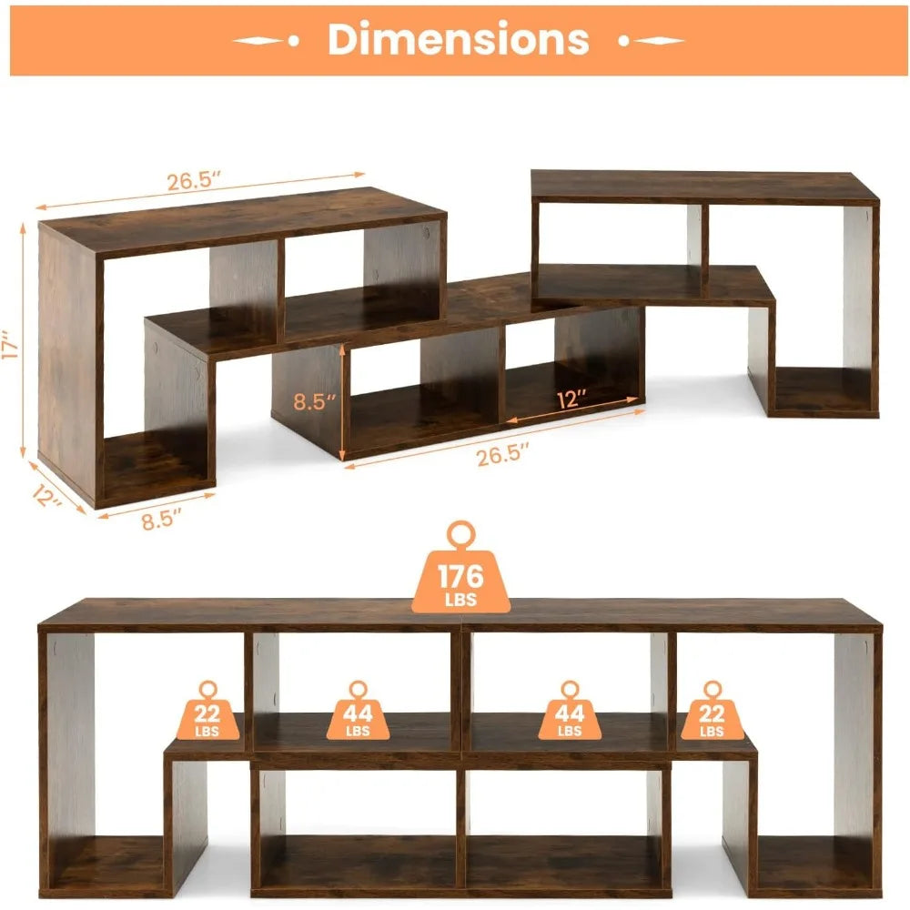 Three Piece Console TV Stand Free Combination Center