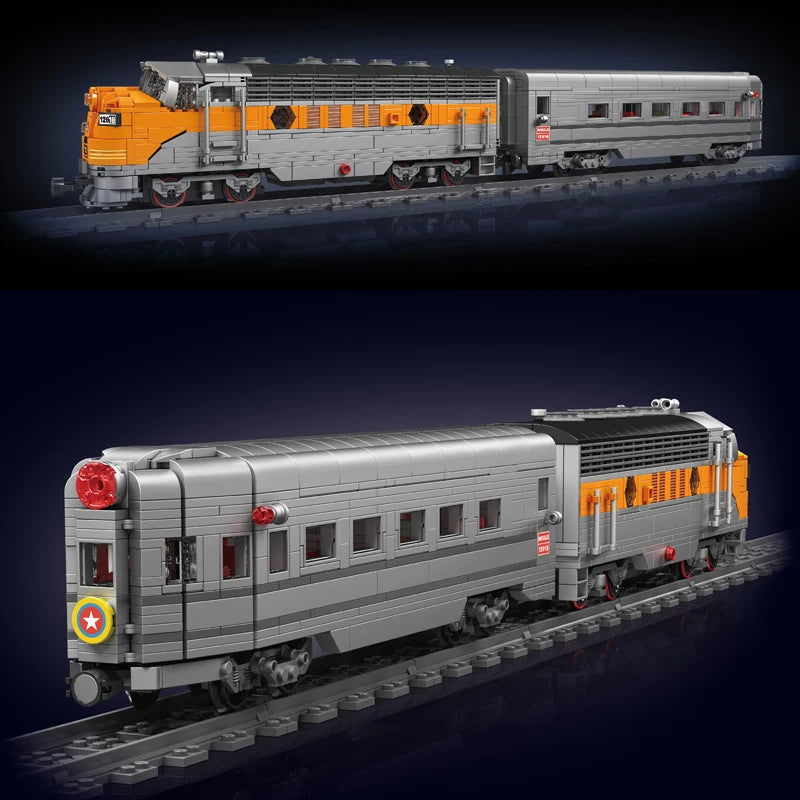 Mould King 12018 RC Train Locomotive Building Block Set