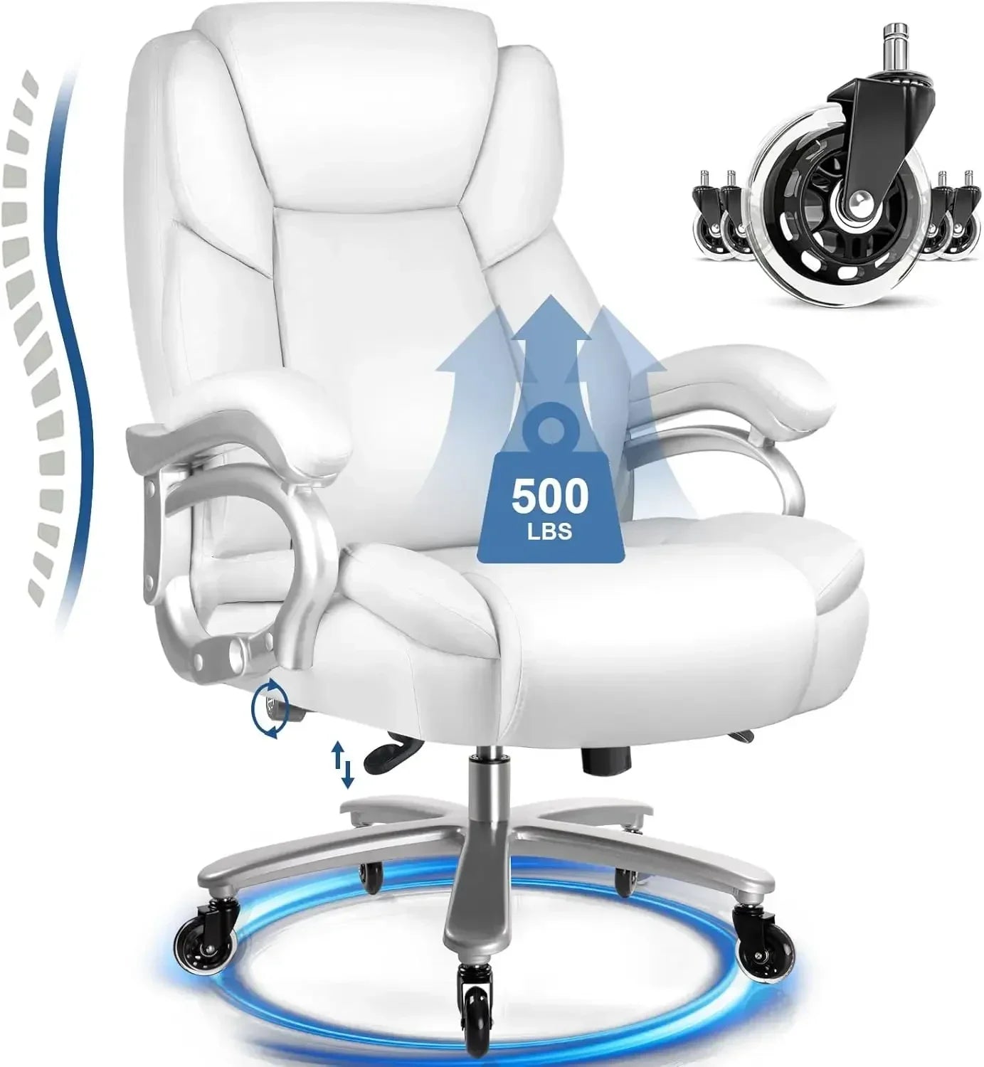 Heavy Duty Office Chair for Big and Tall Comfort - Antland Marketplace
