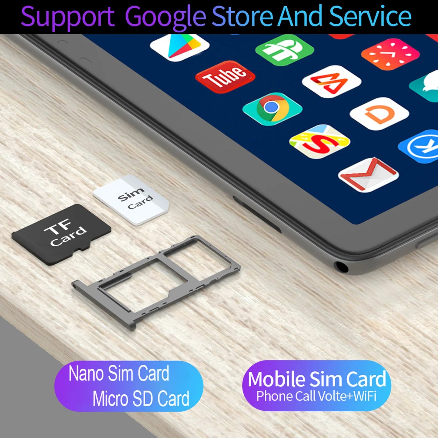 New 10.1 Inch Octa Core Tablet with Dual SIM and Cameras