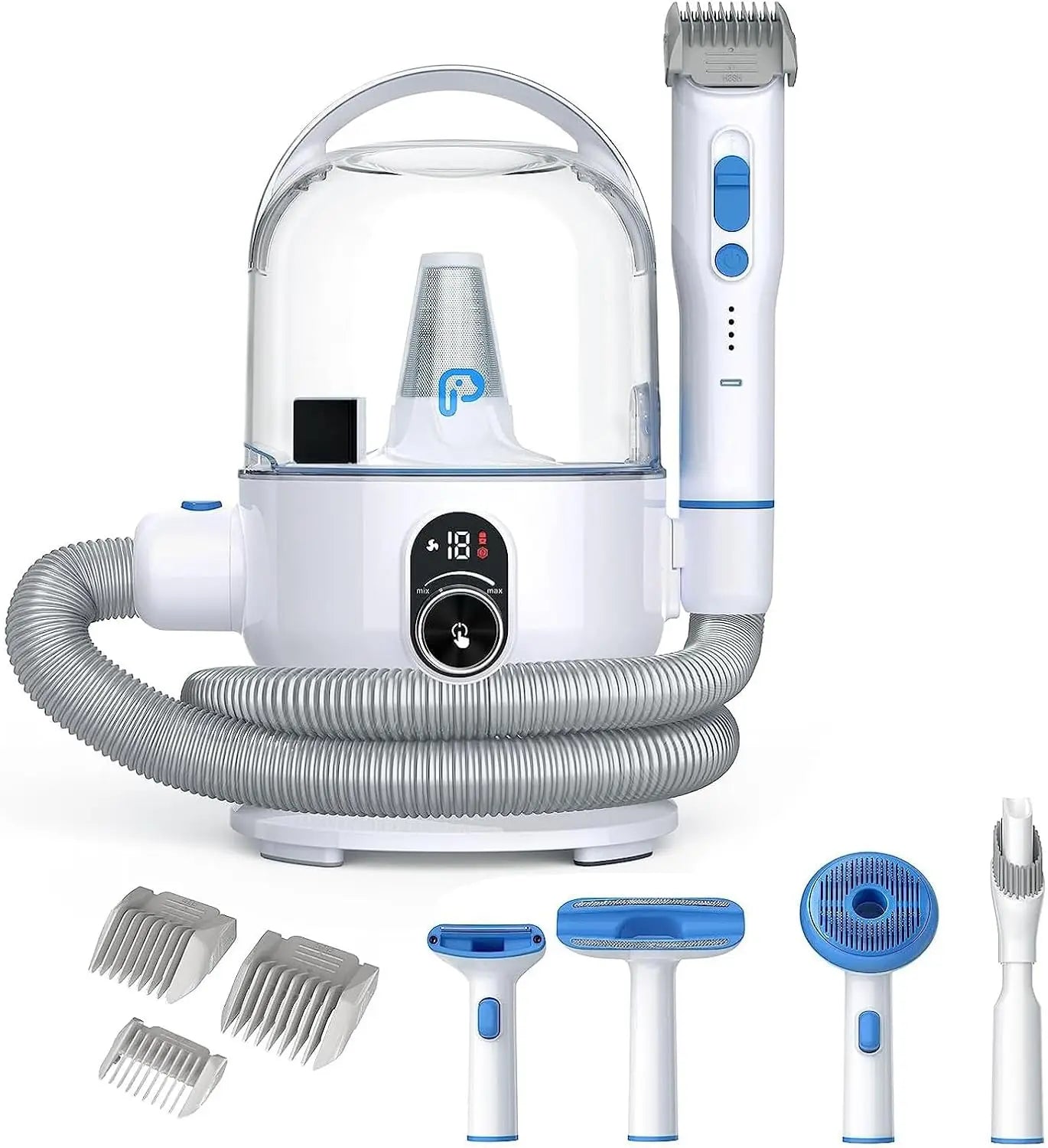 5-in-1 Pet Grooming Vacuum Kit for Dogs and Cats - Antland Marketplace