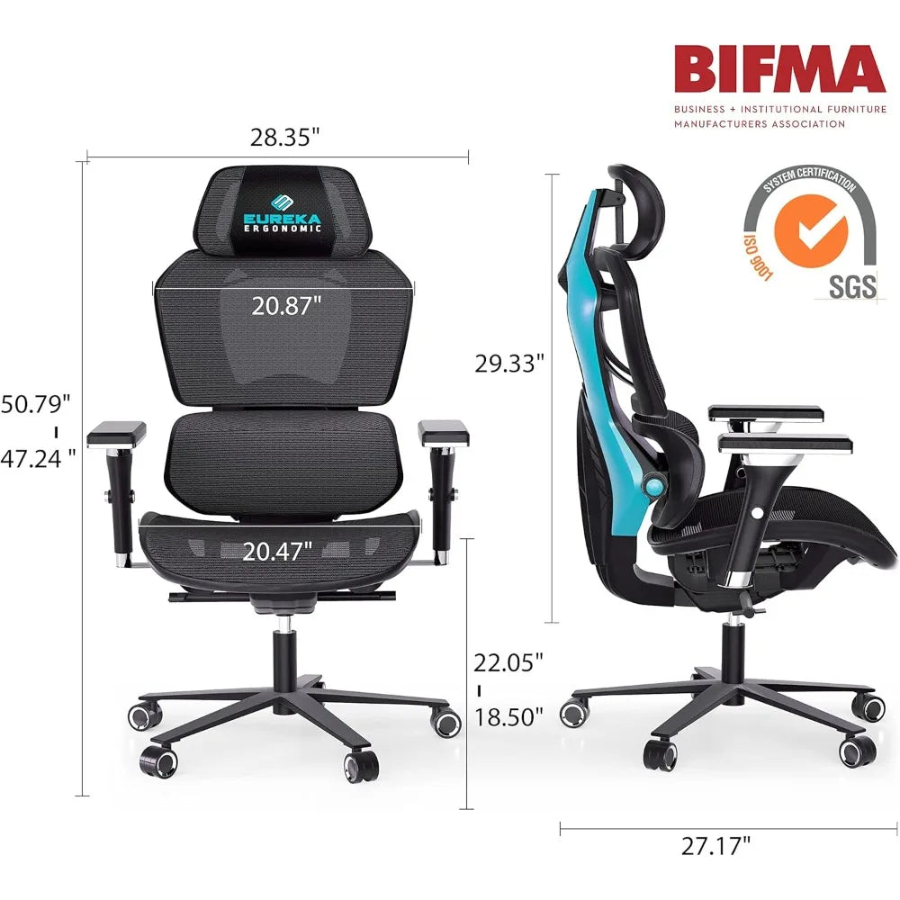 Typhon Ergonomic Gaming Chair with Lumbar Support and 4D Armrests - Antland Marketplace