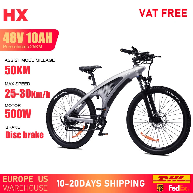 HX Q5 2000W Electric Mountain Bike 27.5 Off Road E Bike