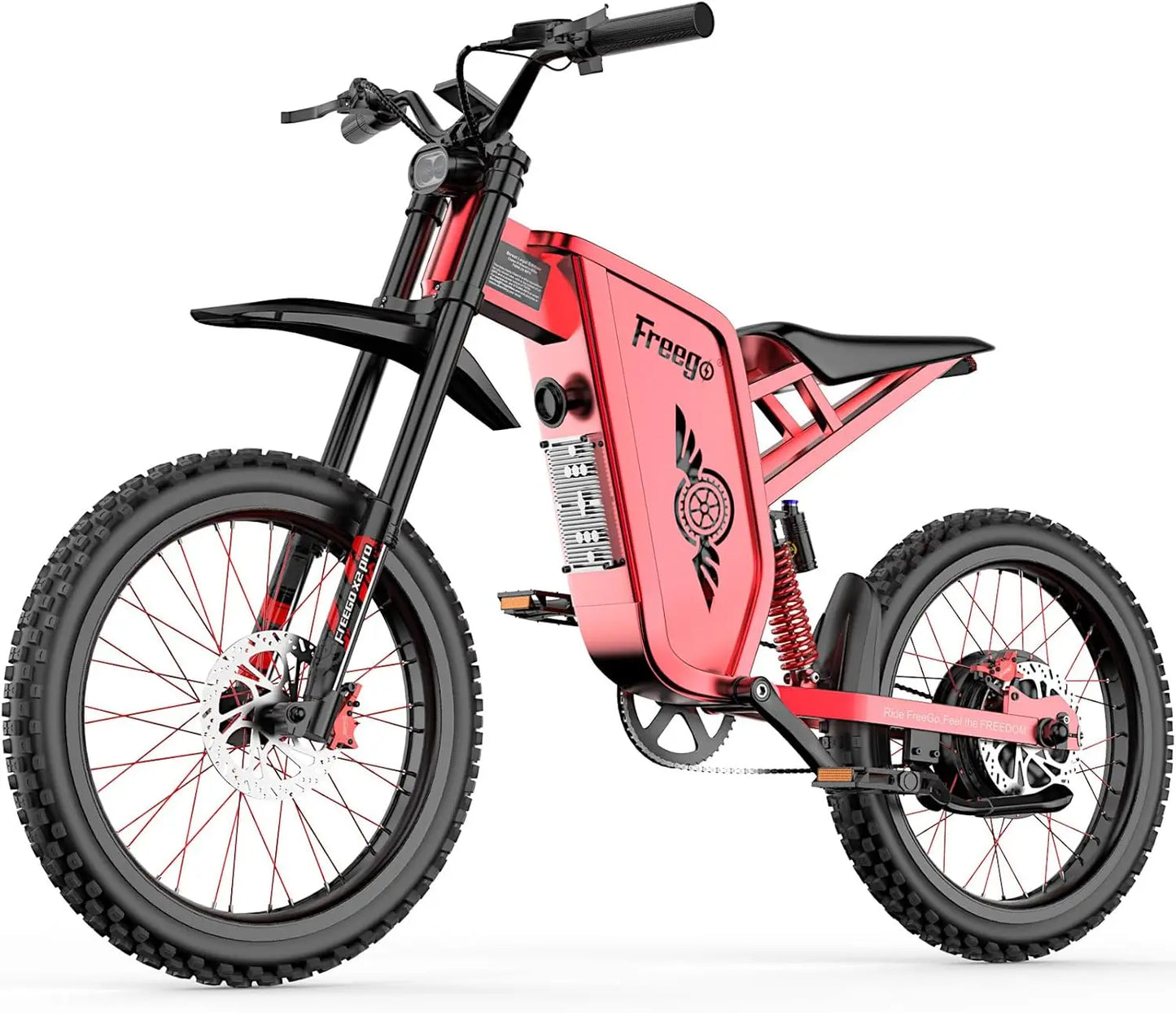 Freego X2 Pro Electric Motorcycle For Adults 6000W Off Road Ebike 50MPH Warranty