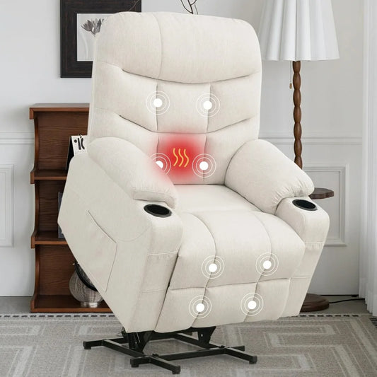 Power Recliner Chair with Massage and Heating for Comfort - Antland Marketplace