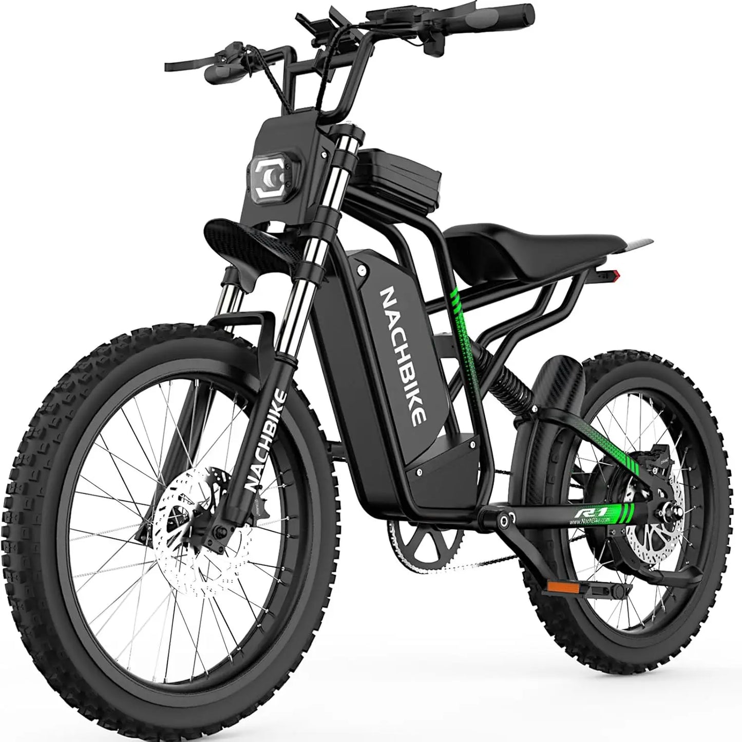 R1 Electric Dirt Bike For Adults 4000W Peak 40 MPH Brushless Motor 60V 25Ah