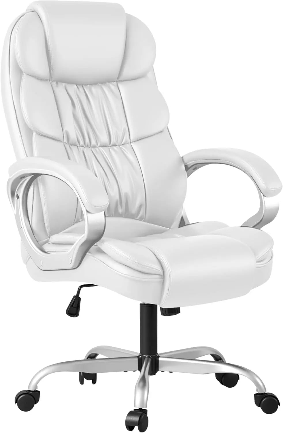 High Back Adjustable PU Leather Office Chair for Comfort - Antland Marketplace