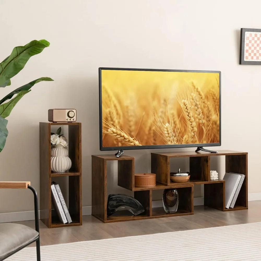 Three Piece Console TV Stand Free Combination Center